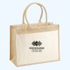 Cotton Pocket Jute Shopper Thumbnail