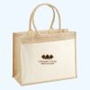 Cotton Pocket Jute Shopper Thumbnail