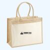 Cotton Pocket Jute Shopper Thumbnail