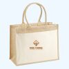 Cotton Pocket Jute Shopper Thumbnail