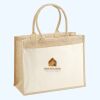 Cotton Pocket Jute Shopper Thumbnail