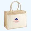Cotton Pocket Jute Shopper Thumbnail