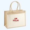 Cotton Pocket Jute Shopper Thumbnail