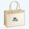 Cotton Pocket Jute Shopper Thumbnail