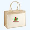 Cotton Pocket Jute Shopper Thumbnail