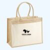 Cotton Pocket Jute Shopper Thumbnail