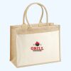 Cotton Pocket Jute Shopper Thumbnail