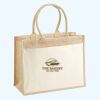 Cotton Pocket Jute Shopper Thumbnail