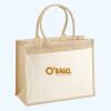 Cotton Pocket Jute Shopper Thumbnail