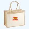 Cotton Pocket Jute Shopper Thumbnail