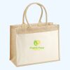 Cotton Pocket Jute Shopper Thumbnail