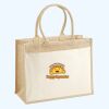 Cotton Pocket Jute Shopper Thumbnail
