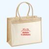 Cotton Pocket Jute Shopper Thumbnail