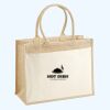 Cotton Pocket Jute Shopper Thumbnail