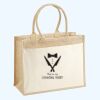 Cotton Pocket Jute Shopper Thumbnail