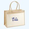 Cotton Pocket Jute Shopper Thumbnail