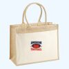 Cotton Pocket Jute Shopper Thumbnail