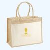 Cotton Pocket Jute Shopper Thumbnail