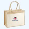Cotton Pocket Jute Shopper Thumbnail