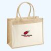 Cotton Pocket Jute Shopper Thumbnail