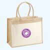 Cotton Pocket Jute Shopper Thumbnail