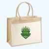 Cotton Pocket Jute Shopper Thumbnail