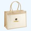 Cotton Pocket Jute Shopper Thumbnail