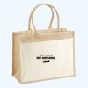 Cotton Pocket Jute Shopper Thumbnail