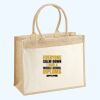Cotton Pocket Jute Shopper Thumbnail