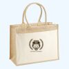 Cotton Pocket Jute Shopper Thumbnail