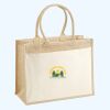 Cotton Pocket Jute Shopper Thumbnail