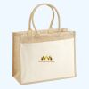 Cotton Pocket Jute Shopper Thumbnail