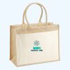 Cotton Pocket Jute Shopper Thumbnail