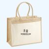Cotton Pocket Jute Shopper Thumbnail