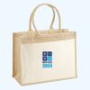 Cotton Pocket Jute Shopper Thumbnail