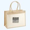 Cotton Pocket Jute Shopper Thumbnail