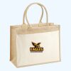 Cotton Pocket Jute Shopper Thumbnail