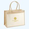 Cotton Pocket Jute Shopper Thumbnail