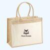 Cotton Pocket Jute Shopper Thumbnail