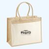 Cotton Pocket Jute Shopper Thumbnail