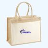 Cotton Pocket Jute Shopper Thumbnail