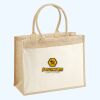 Cotton Pocket Jute Shopper Thumbnail