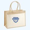 Cotton Pocket Jute Shopper Thumbnail