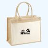 Cotton Pocket Jute Shopper Thumbnail