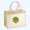 Cotton Pocket Jute Shopper Thumbnail