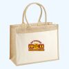 Cotton Pocket Jute Shopper Thumbnail