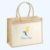 Cotton Pocket Jute Shopper Thumbnail