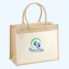 Cotton Pocket Jute Shopper Thumbnail