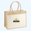 Cotton Pocket Jute Shopper Thumbnail