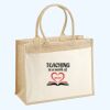 Cotton Pocket Jute Shopper Thumbnail